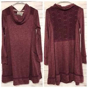 Anthropologie Saturday Sunday Cowl Tunic Sweater